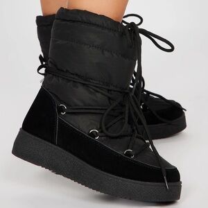 Women's Black Winter & Rain Boots